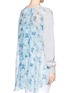 Back View - Click To Enlarge - SACAI - Floral silk back sweater