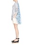 Figure View - Click To Enlarge - SACAI - Floral silk back sweater