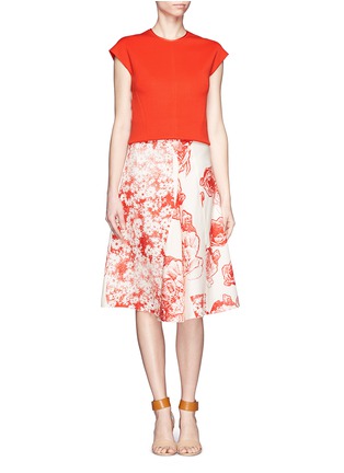Figure View - Click To Enlarge - STELLA MCCARTNEY - Structured jersey top