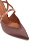 Detail View - Click To Enlarge - MALONE SOULIERS - 'Zadie' strappy satin pumps