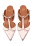 Detail View - Click To Enlarge - MALONE SOULIERS - 'Imogen' strappy satin flats