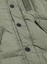  - STONE ISLAND - Retractable hood Crinkle Reps down puffer vest