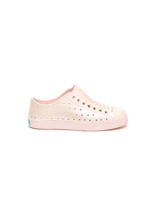 Main View - Click To Enlarge - NATIVE  - 'Jefferson' perforated toddler slip-on sneakers