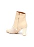  - MALONE SOULIERS - 'Dakota' strappy suede panel leather ankle boots