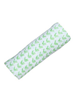 Main View - Click To Enlarge - MALABAR BABY - Organic swaddle – Grass