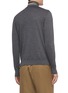 Back View - Click To Enlarge - DRIES VAN NOTEN - Stripe Merino wool turtleneck sweater