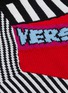  - VERSACE - Logo colourblock stripe intarsia sweater