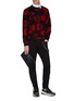 Figure View - Click To Enlarge - VERSACE - Pin detail shirt