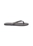 Main View - Click To Enlarge - TKEES - 'Solids' leather flip flops