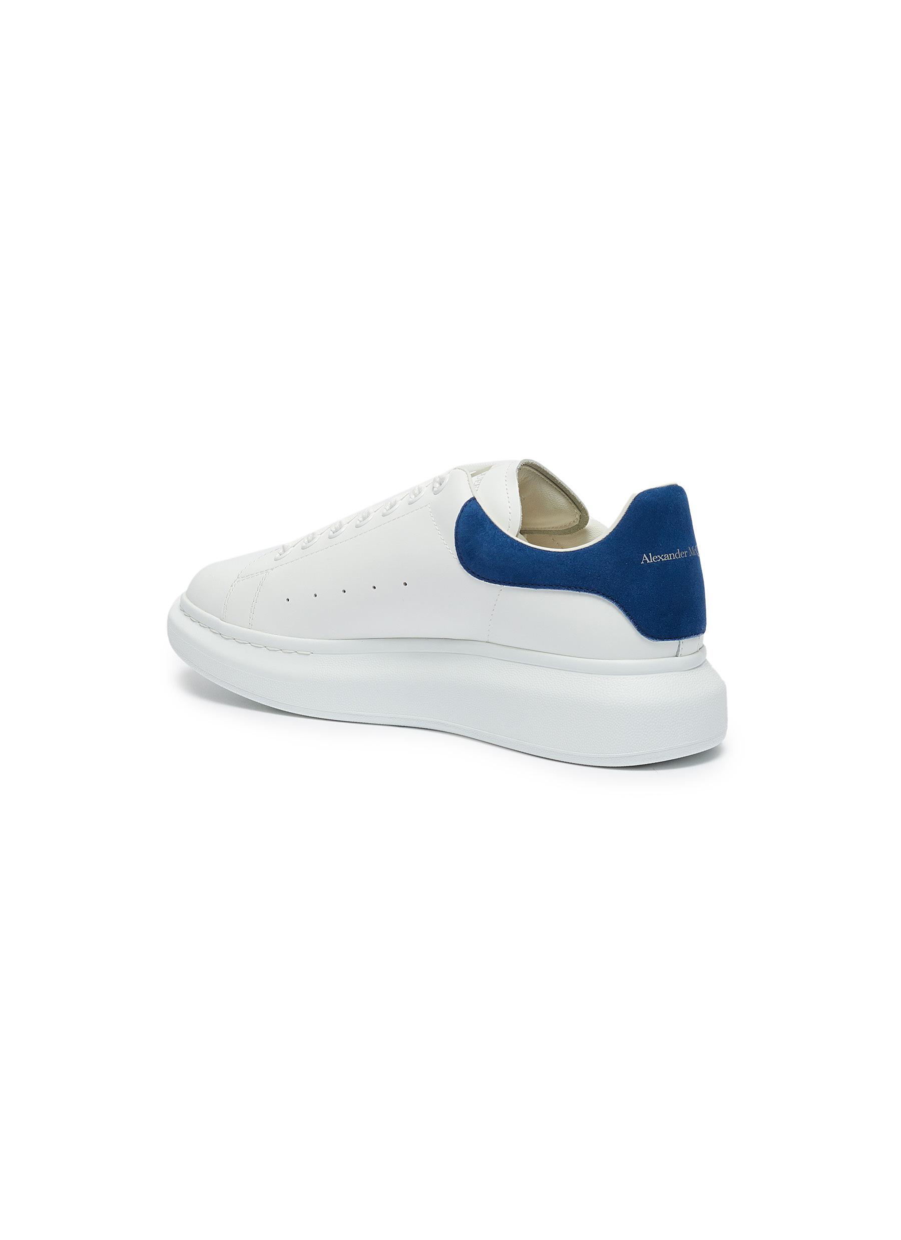 ALEXANDER MCQUEEN 'Oversized Sneaker' in leather with suede collar