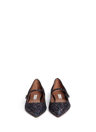 Figure View - Click To Enlarge - TABITHA SIMMONS - 'Hermione' iridescent glitter Mary Jane flats