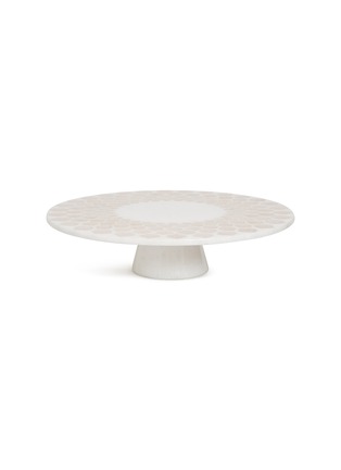 Main View - Click To Enlarge - BETHAN GRAY - Large Jali Petal cake stand