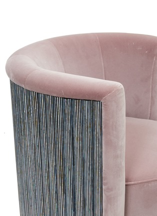 Detail View - Click To Enlarge - BETHAN GRAY - X NATURE SQUARED EXPLORING EDEN ARMCHAIR – PEARL