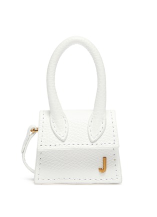 Main View - Click To Enlarge - JACQUEMUS - 'Le petit Chiquito' micro leather top handle bag