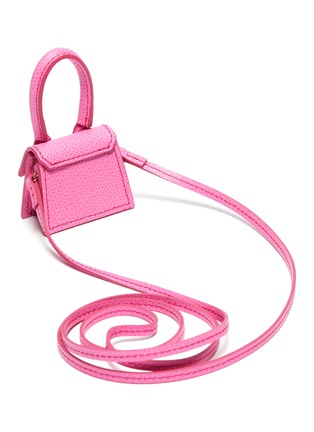 Detail View - Click To Enlarge - JACQUEMUS - 'Le petit Chiquito' micro leather top handle bag