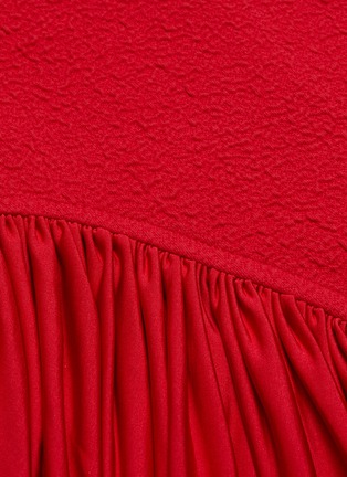 Detail View - Click To Enlarge - SAMUEL GUÌ YANG - Pleated panel dress