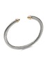 Main View - Click To Enlarge - DAVID YURMAN - 'Cable Classics' diamond silver and 18k yellow gold cuff