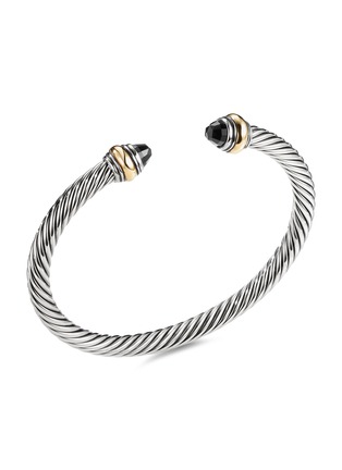 Main View - Click To Enlarge - DAVID YURMAN - Cable Classics' onyx silver and 18k yellow gold cuff