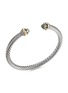 Main View - Click To Enlarge - DAVID YURMAN - Cable Classics' prasiolite silver and 14k yellow gold cuff