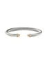 Detail View - Click To Enlarge - DAVID YURMAN - ‘Cable Classics’ 18k gold sterling silver diamond cuff