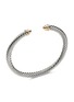 Main View - Click To Enlarge - DAVID YURMAN - ‘Cable Classics’ 18k gold sterling silver diamond cuff