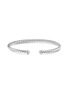 Detail View - Click To Enlarge - DAVID YURMAN - ‘Cable Classics’ 18k white gold diamond cuff