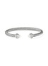 Detail View - Click To Enlarge - DAVID YURMAN - ‘Cable Classics’ sterling silver diamond freshwater pearl cuff