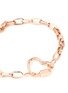 Detail View - Click To Enlarge - MARLA AARON - 'Heart' 14k rose gold baby lock