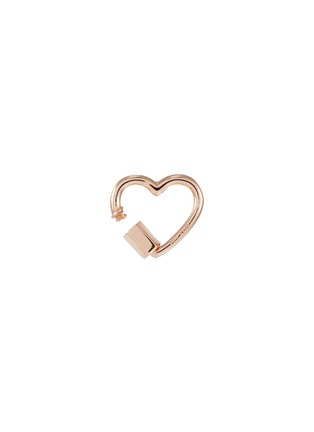 Figure View - Click To Enlarge - MARLA AARON - 'Heart' 14k rose gold baby lock