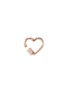 Figure View - Click To Enlarge - MARLA AARON - 'Heart' 14k rose gold baby lock
