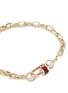 Detail View - Click To Enlarge - MARLA AARON - Ruby 14k yellow gold baguette baby lock