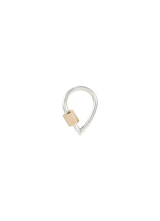 Main View - Click To Enlarge - MARLA AARON - 'Baby Heart Lock' silver 14k yellow gold pendant