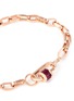 Detail View - Click To Enlarge - MARLA AARON - Ruby 14k rose gold baguette baby lock