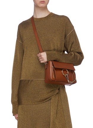 Figure View - Click To Enlarge - CHLOÉ - 'Faye Day' mini leather shoulder bag