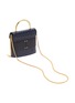 Detail View - Click To Enlarge - CHLOÉ - 'Abylock' croc embossed leather handle bag