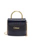 Main View - Click To Enlarge - CHLOÉ - 'Abylock' croc embossed leather handle bag