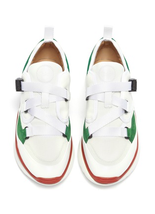 Detail View - Click To Enlarge - CHLOÉ - 'Sonnie' chunky outsole low top patchwork sneakers