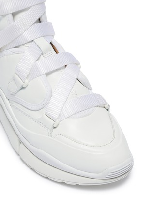 Detail View - Click To Enlarge - CHLOÉ - 'Sonnie' chunky outsole high top leather sneakers