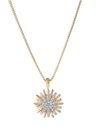 Main View - Click To Enlarge - DAVID YURMAN - Starburst' diamond 18k yellow gold pendant necklace