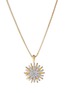 DAVID YURMAN - Starburst' diamond 18k yellow gold pendant necklace