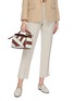 Figure View - Click To Enlarge - LOEWE - 'Puzzle Rugby' stripe small leather bag