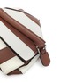  - LOEWE - 'Puzzle Rugby' mini stripe leather bag