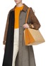 Figure View - Click To Enlarge - LOEWE - 'Berlingo' leather panel suede shoulder bag