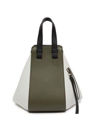 Main View - Click To Enlarge - LOEWE - 'Hammock' small colourblock leather bag