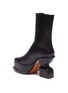  - LOEWE - Sculptural heel leather platform boots