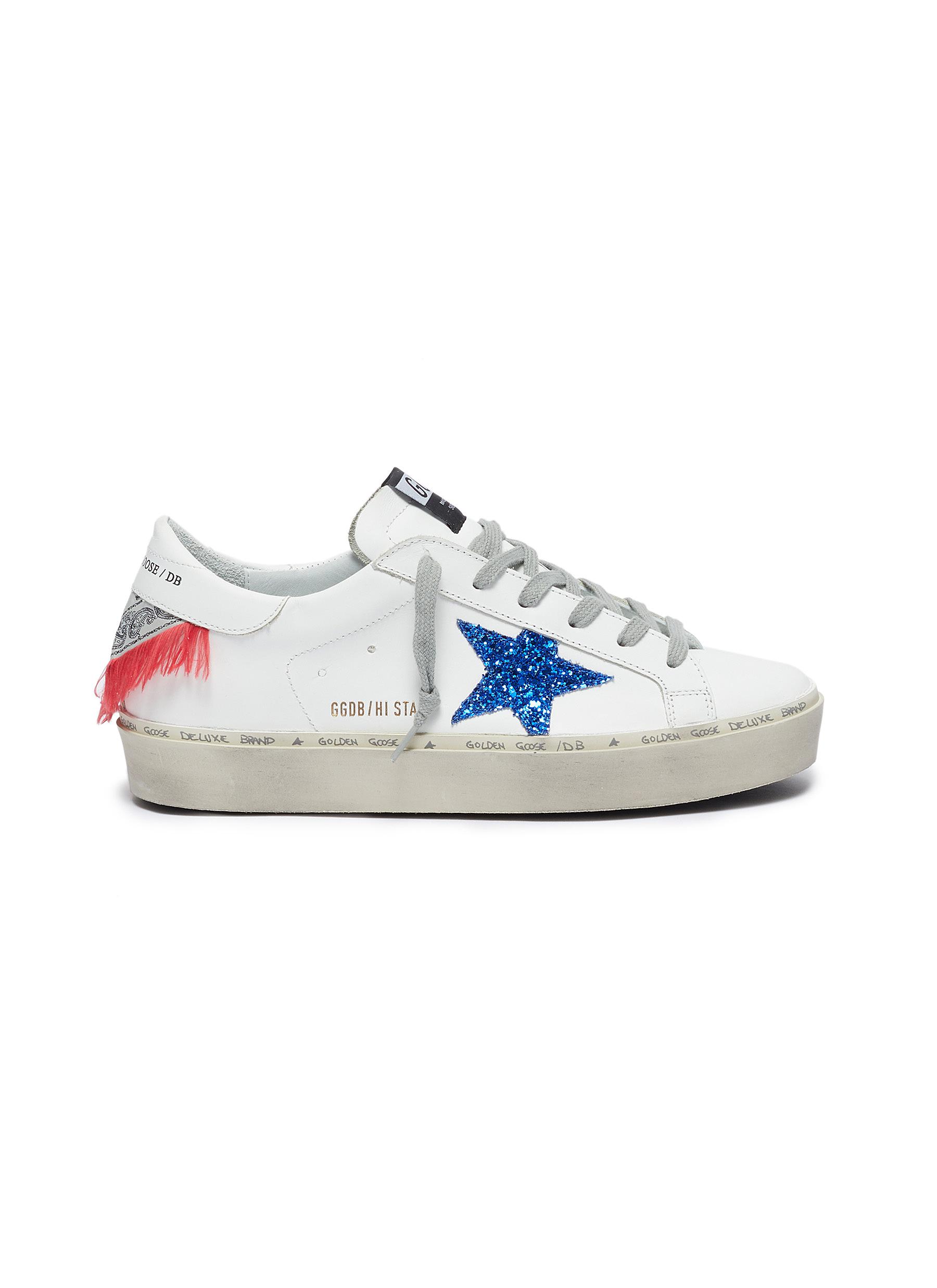 Frayed bandana counter sneakers by Golden Goose