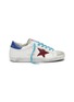 Main View - Click To Enlarge - GOLDEN GOOSE - 'Superstar' colourblocked leather sneakers