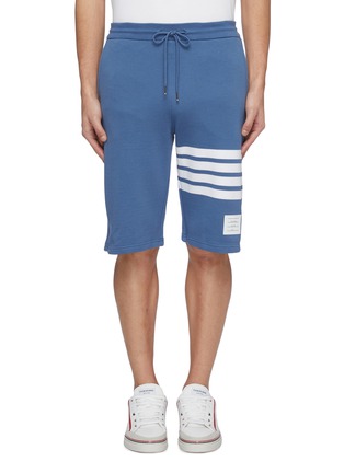 Main View - Click To Enlarge - THOM BROWNE  - Stripe sweat shorts