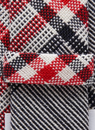 Detail View - Click To Enlarge - THOM BROWNE  - Check plaid tie