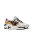 Main View - Click To Enlarge - GOLDEN GOOSE - 'Running Sole' chunky outsole patchwork sneakers